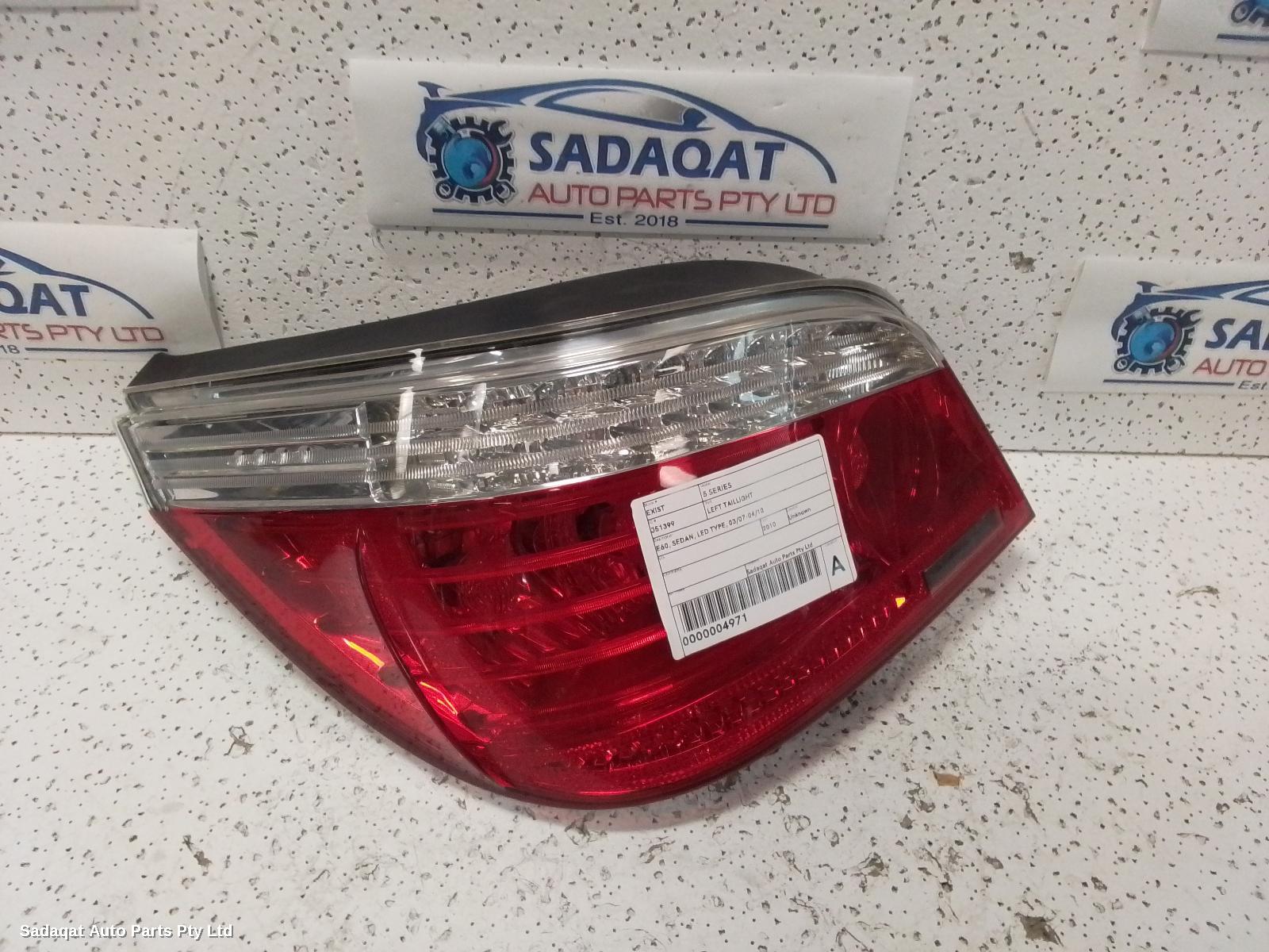 Bmw 5 Series Left Taillight