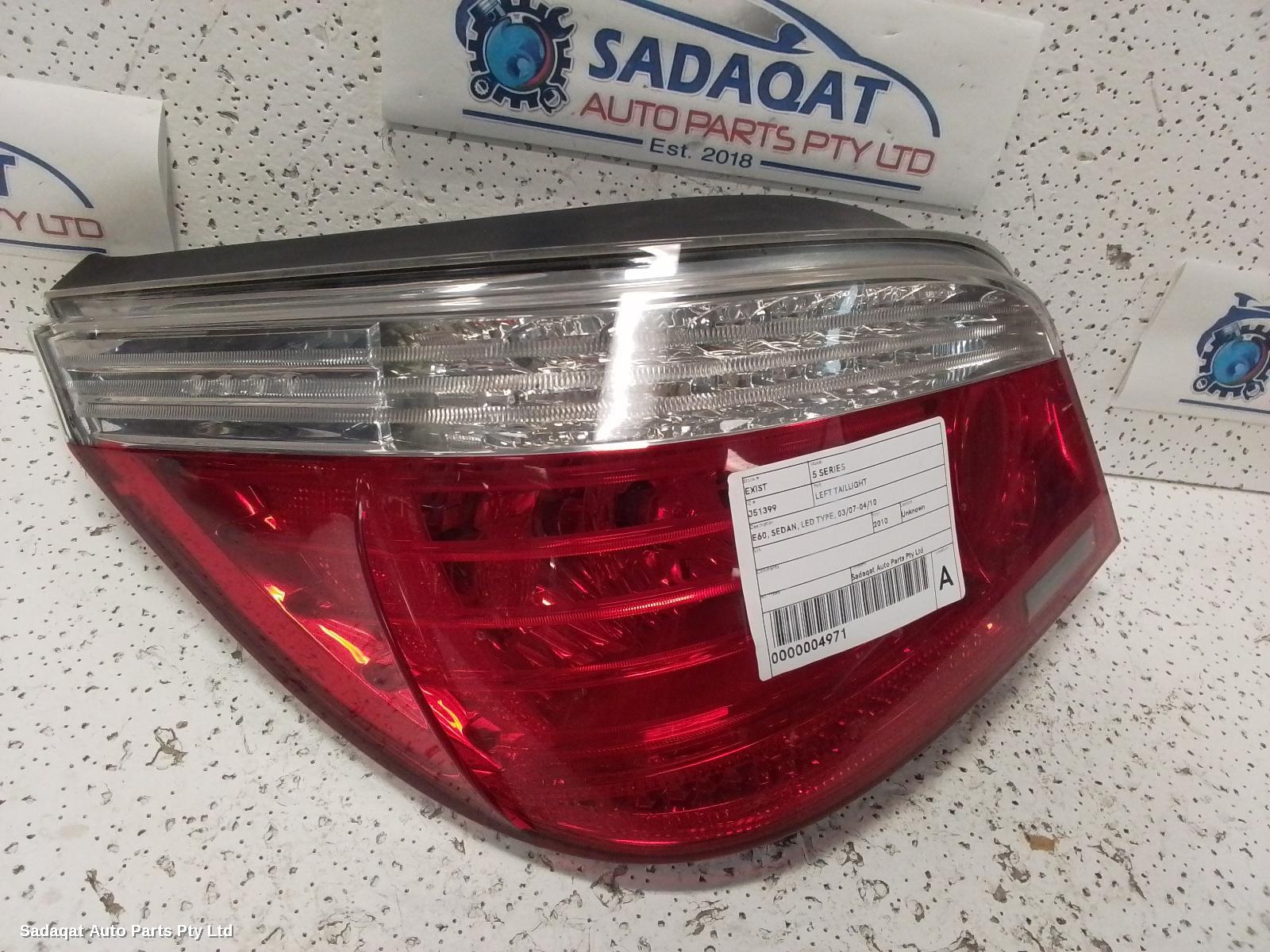 Bmw 5 Series Left Taillight
