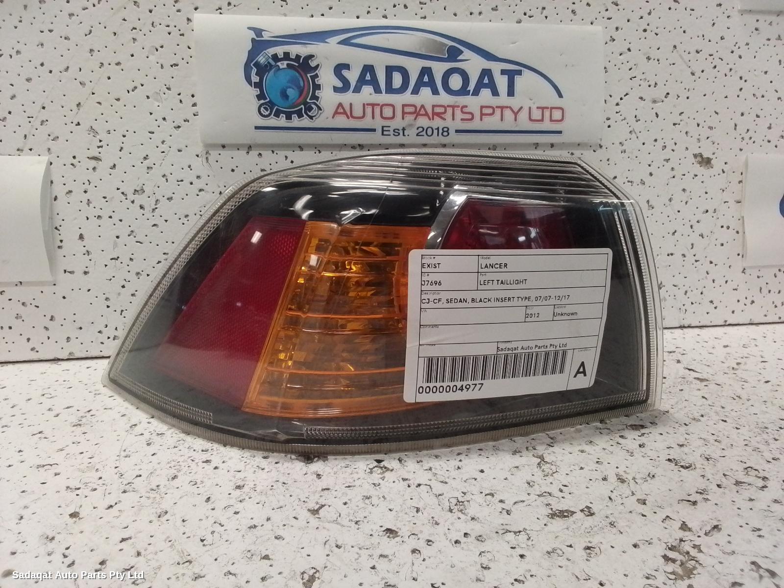 Mitsubishi Lancer Left Taillight