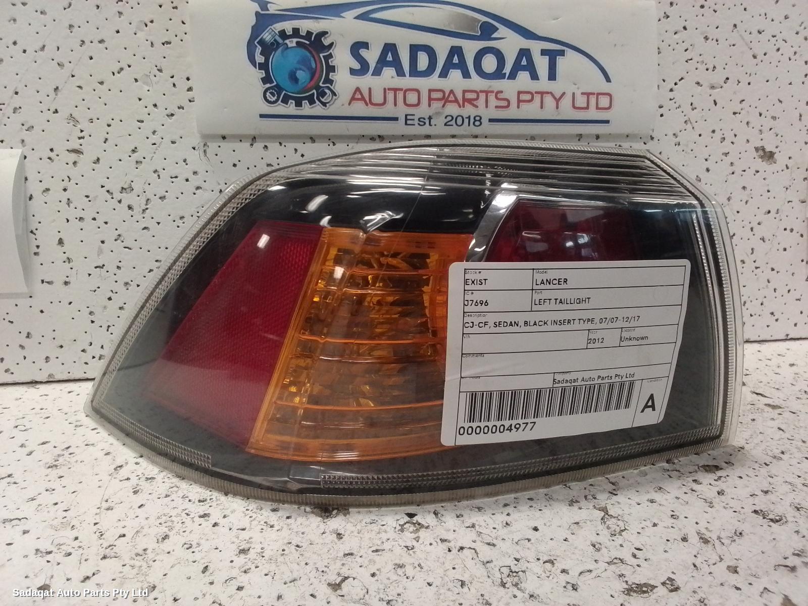 Mitsubishi Lancer Left Taillight