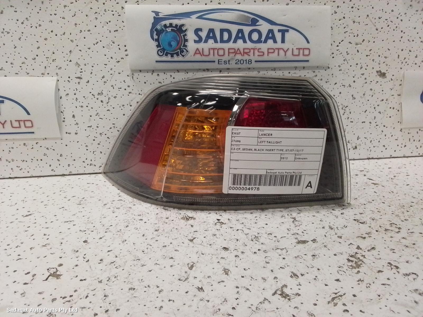 Mitsubishi Lancer Left Taillight