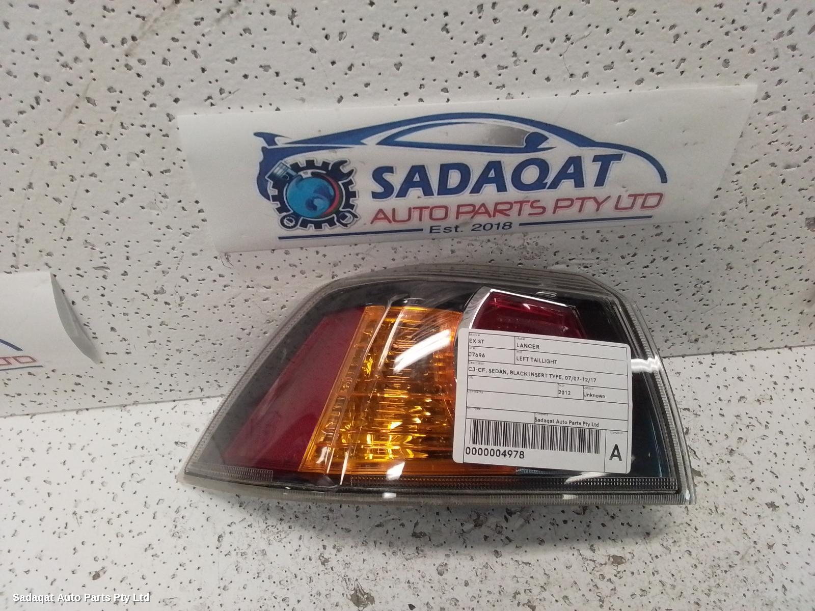 Mitsubishi Lancer Left Taillight