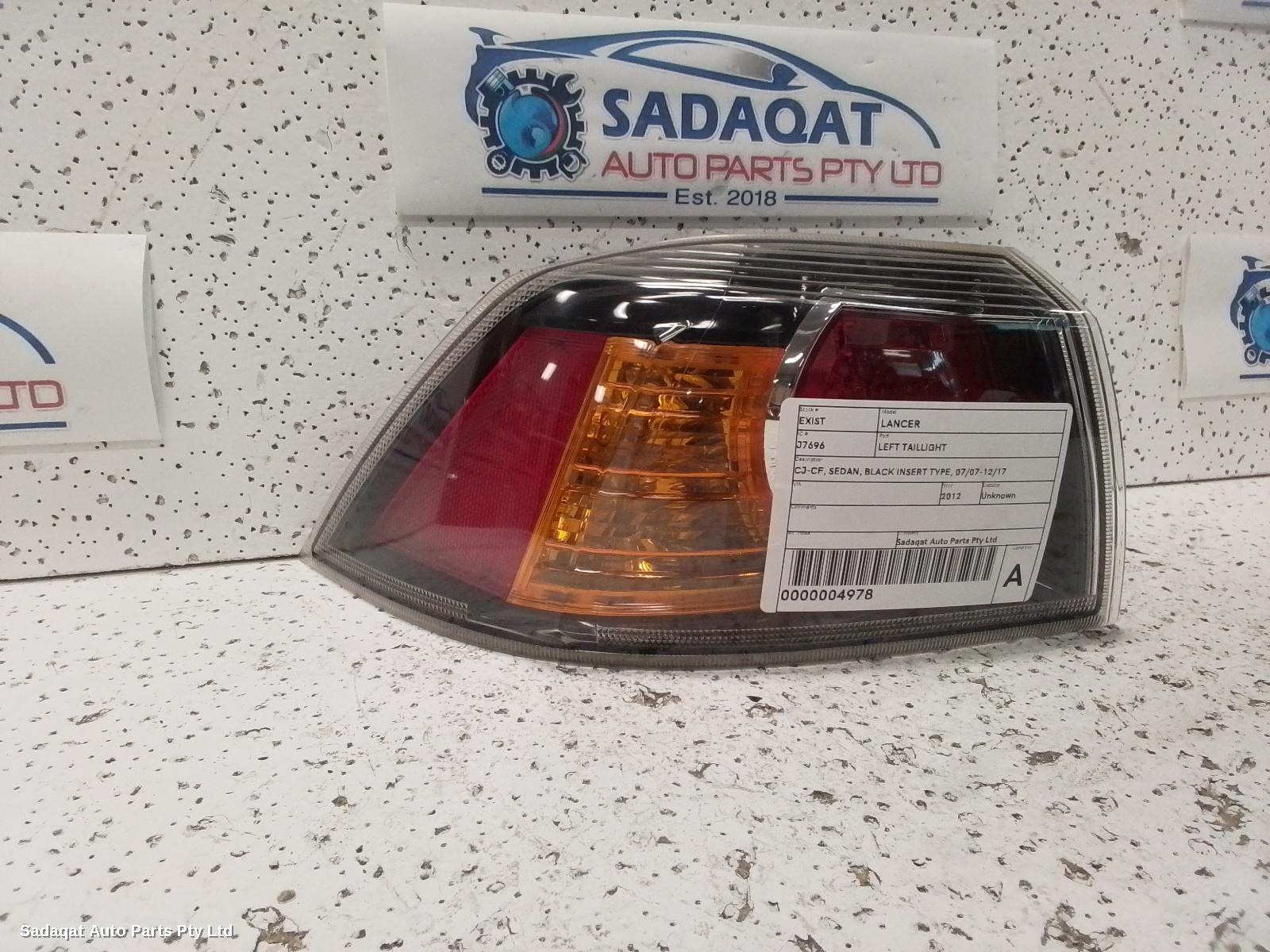 Mitsubishi Lancer Left Taillight