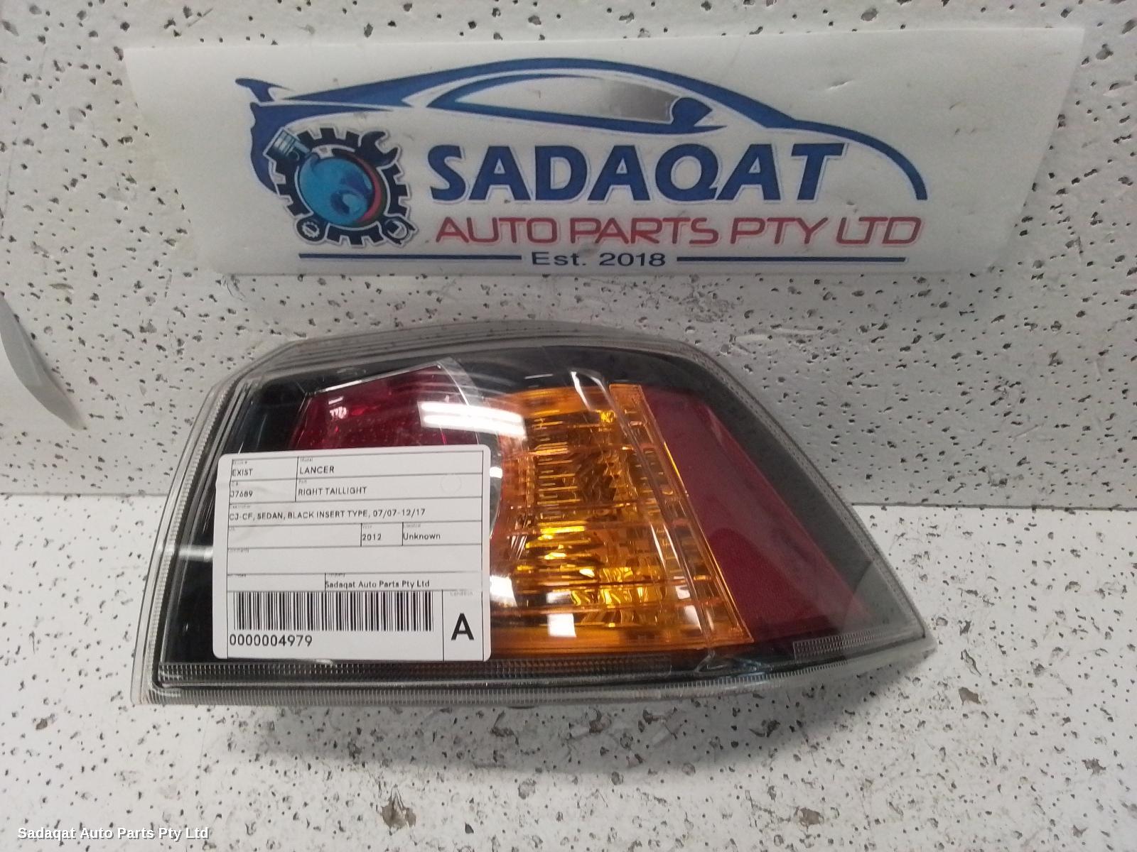 Mitsubishi Lancer Right Taillight