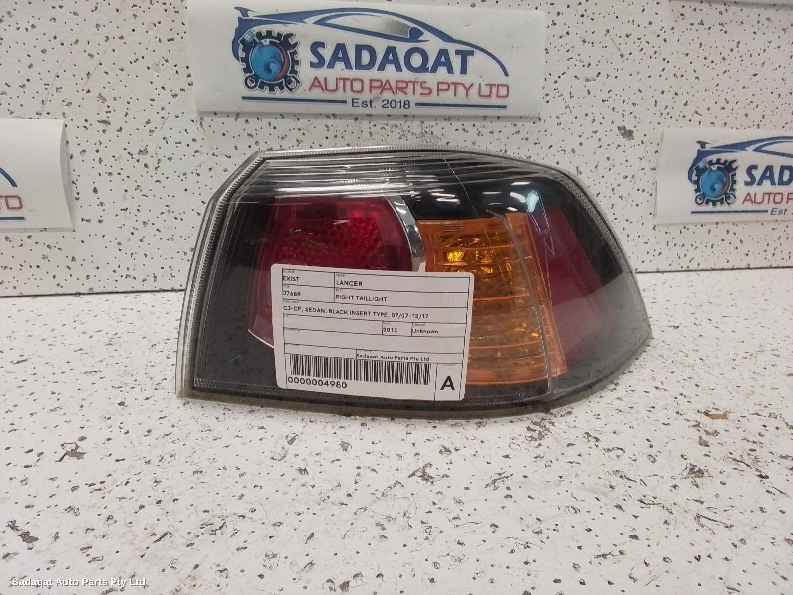 Mitsubishi Lancer Right Taillight