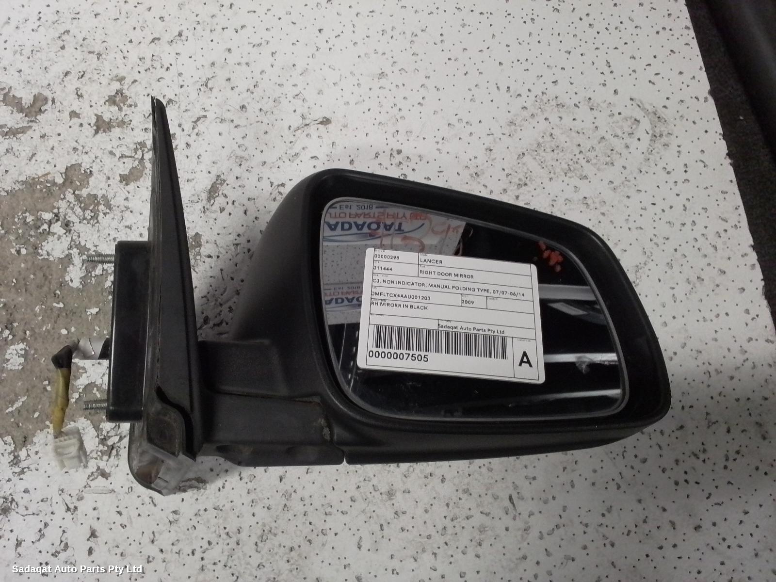 Mitsubishi Lancer Right Door Mirror