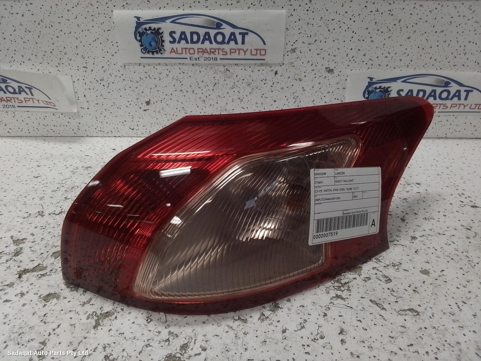 Mitsubishi Lancer Right Taillight