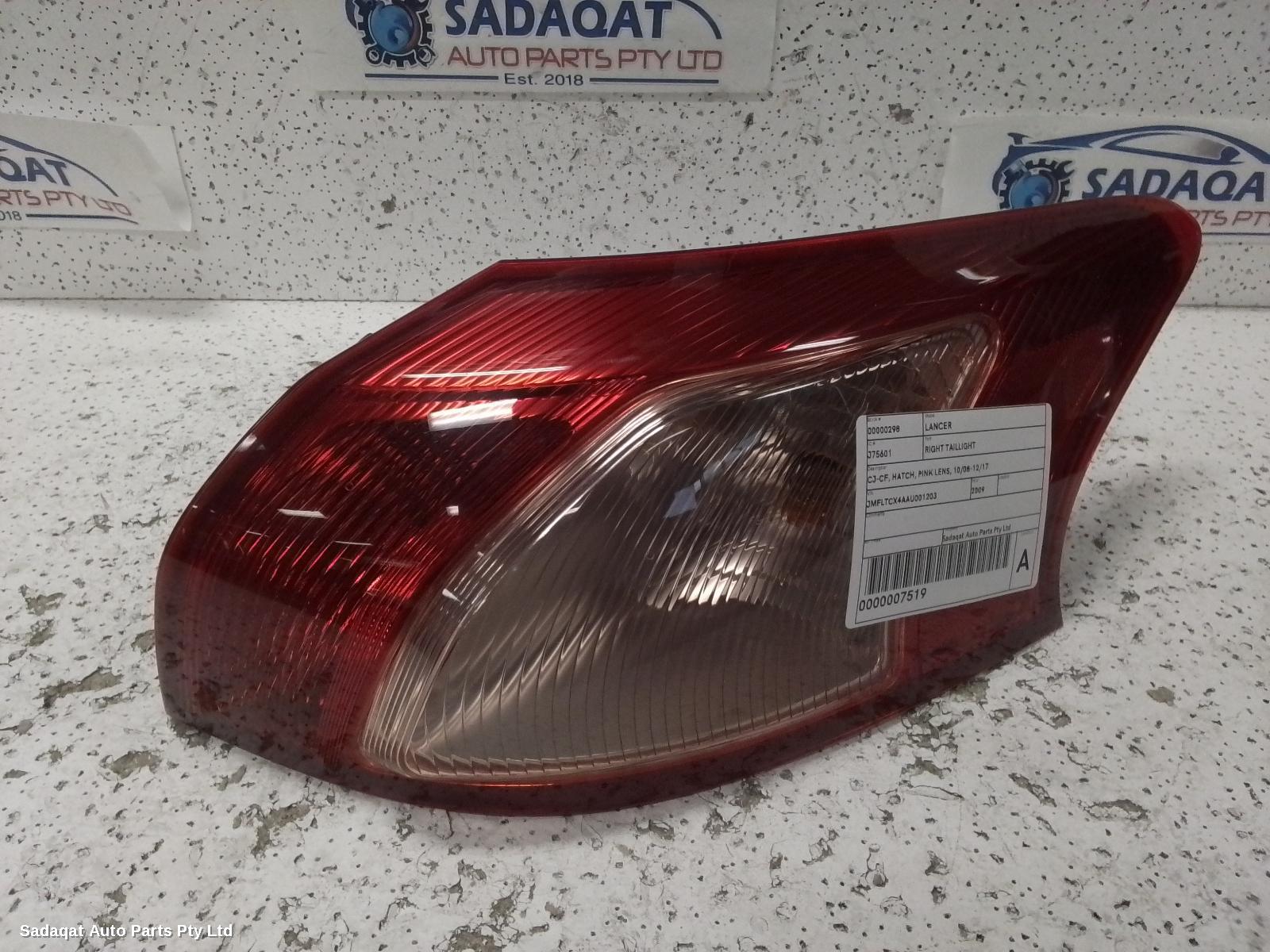 Mitsubishi Lancer Right Taillight