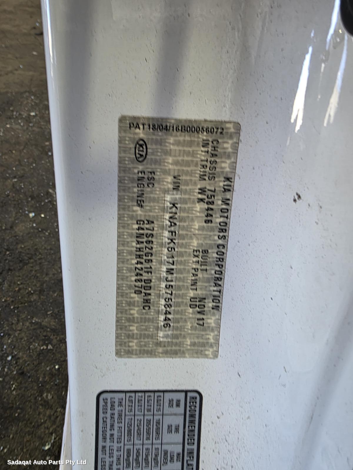 Kia Cerato Left Taillight