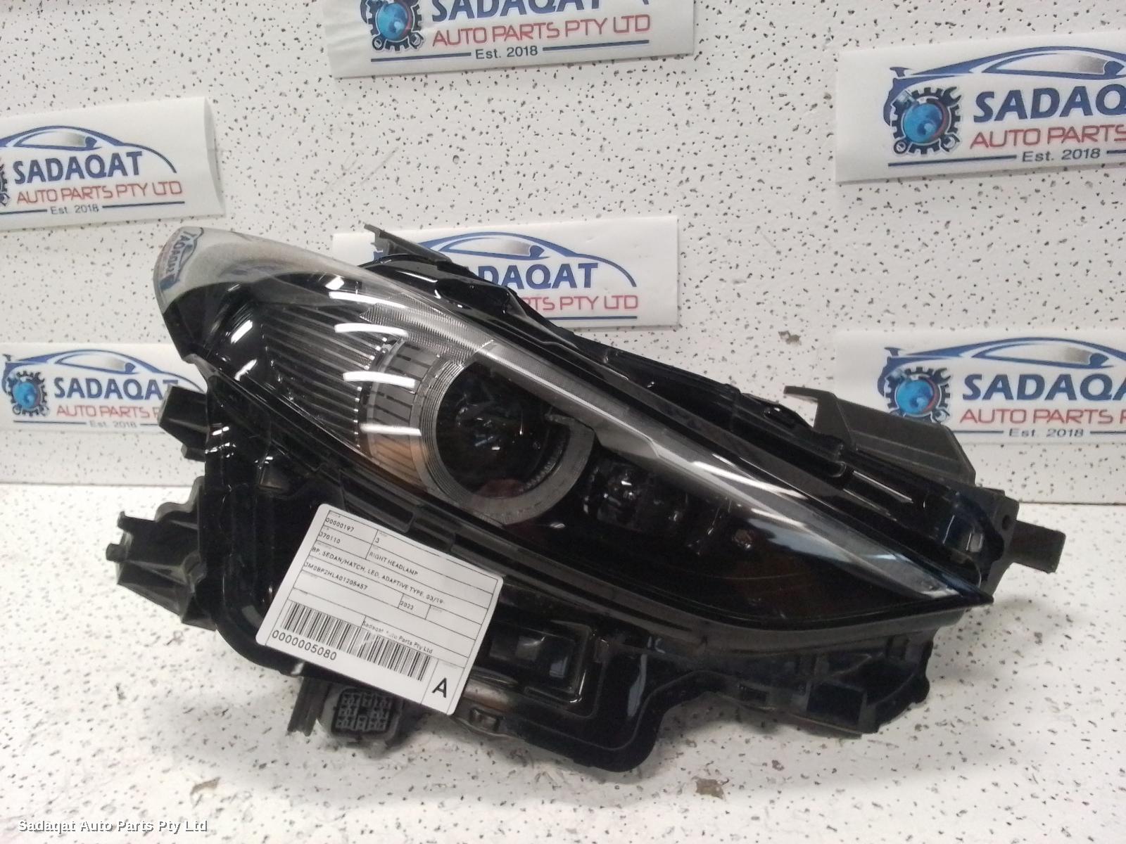 Mazda 3 Right Headlamp
