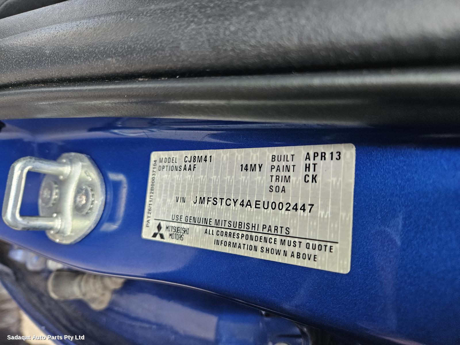 Mitsubishi Lancer Bootlid/tailgate