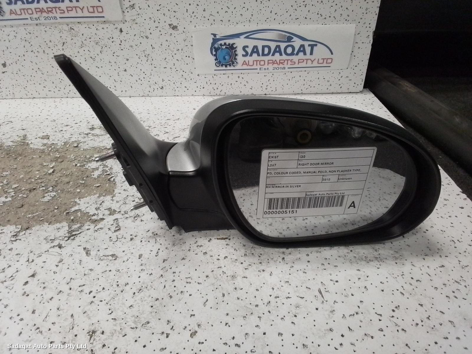Hyundai I30 Right Door Mirror
