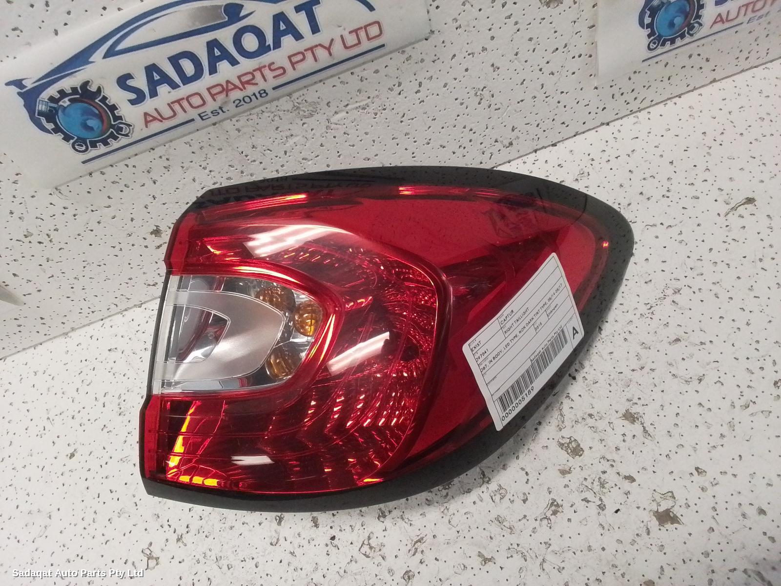 Renault Captur Right Taillight