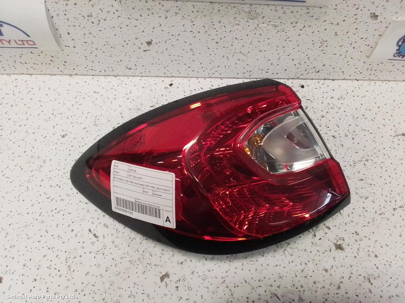 Renault Captur Left Taillight