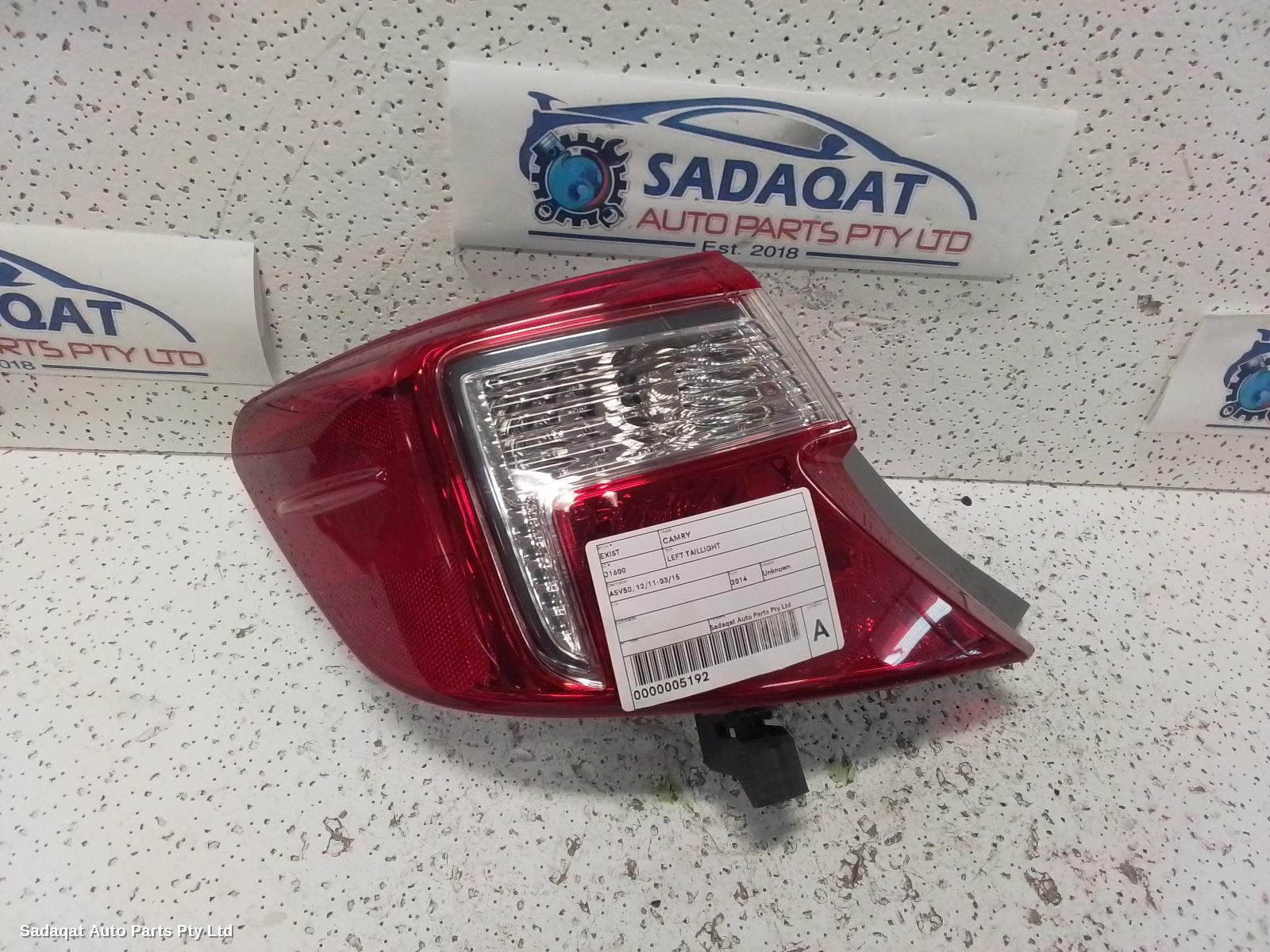 Toyota Camry Left Taillight