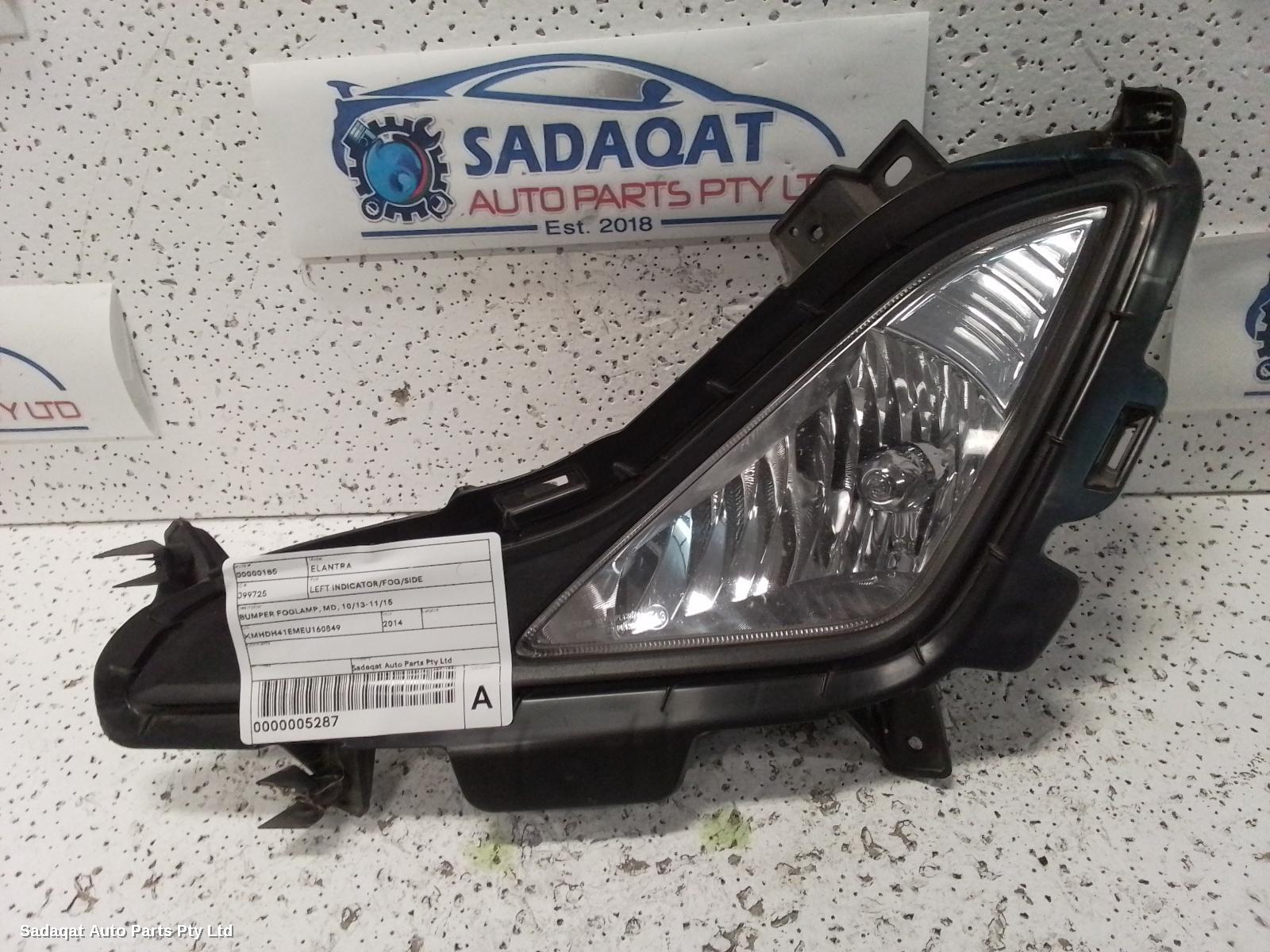 Hyundai Elantra Left Indicator/fog/side