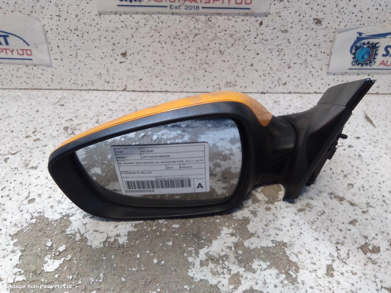 Hyundai Accent Left Door Mirror