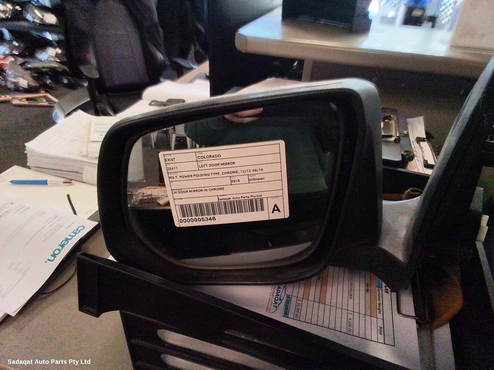 Holden Colorado Left Door Mirror