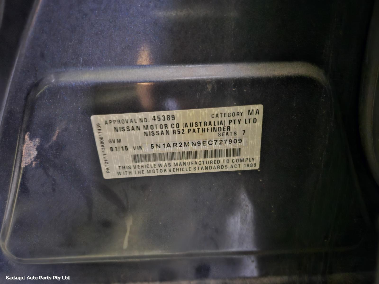 Nissan Pathfinder Rear Bumper