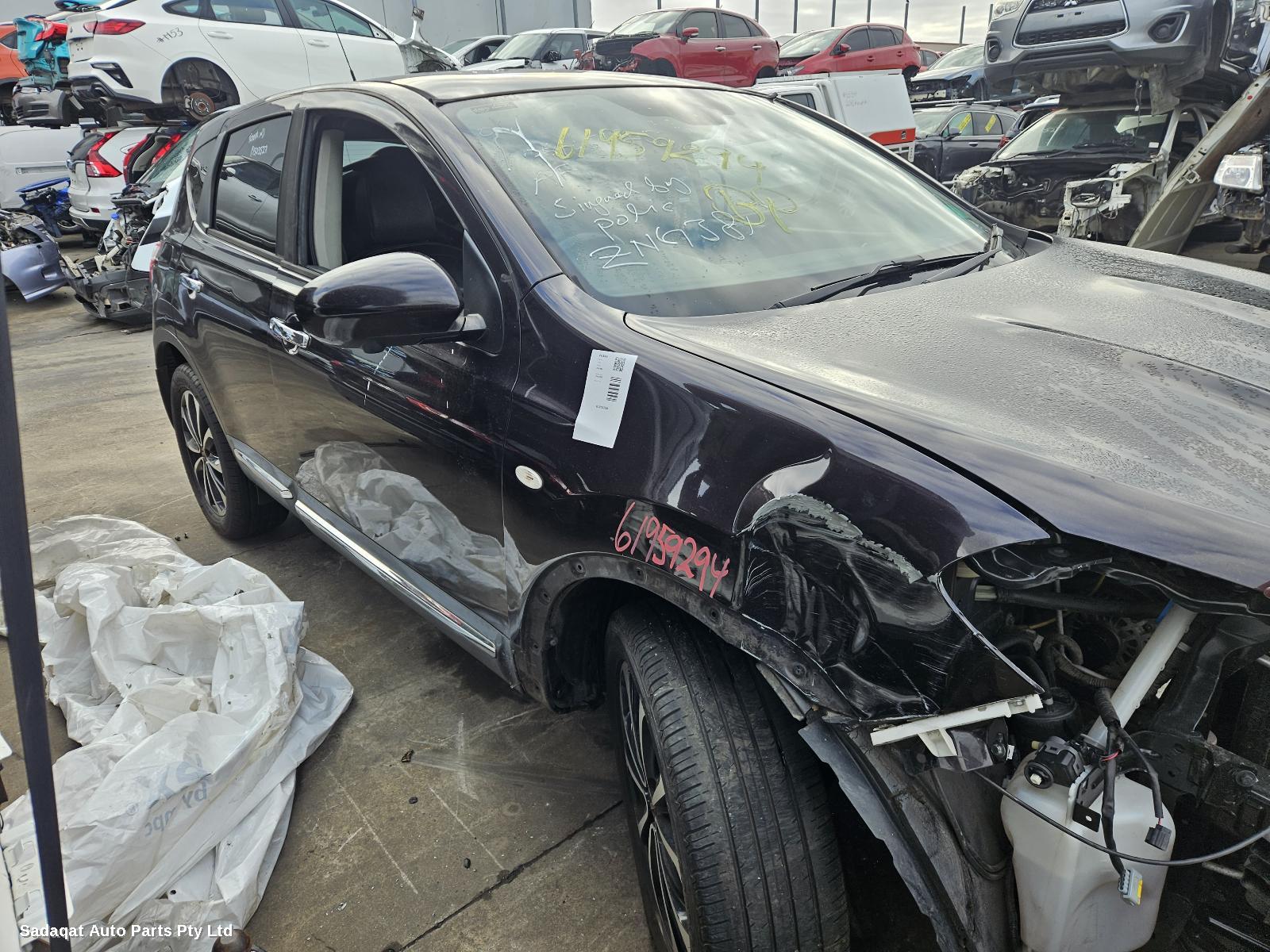 Nissan Dualis F/bar Reinforc/brack