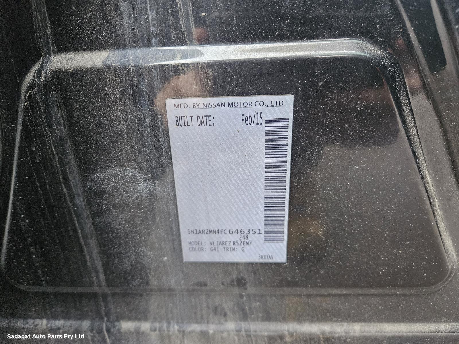 Nissan Pathfinder Rear Bumper