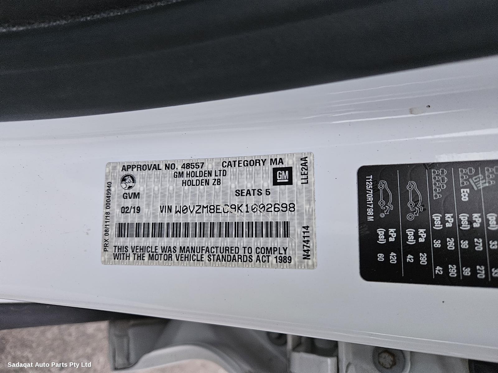 Holden Commodore Abs Sensor