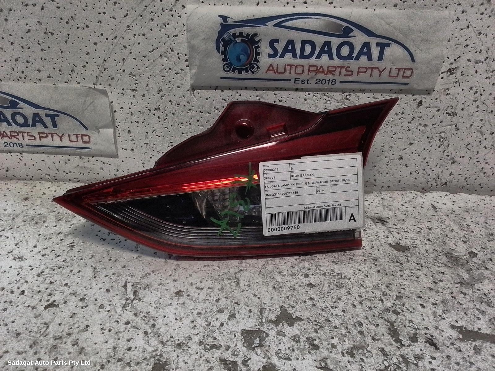 Mazda 6 Rear Garnish