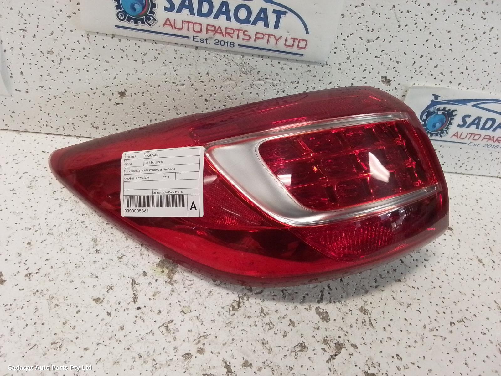 Kia Sportage Left Taillight