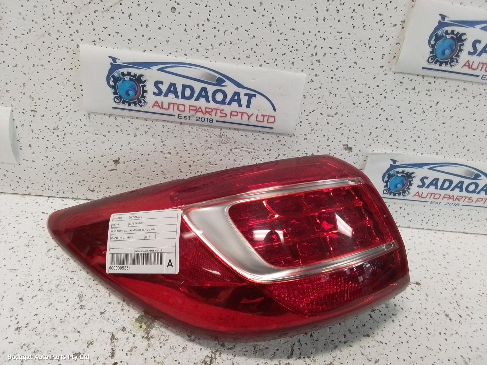 Kia Sportage Left Taillight