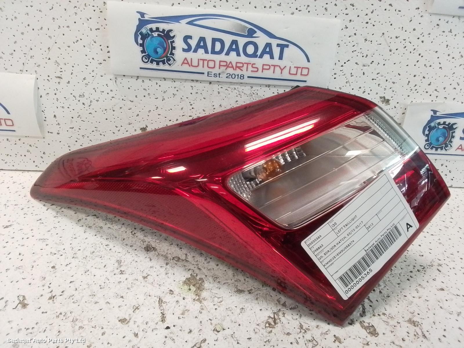 Hyundai I30 Left Taillight