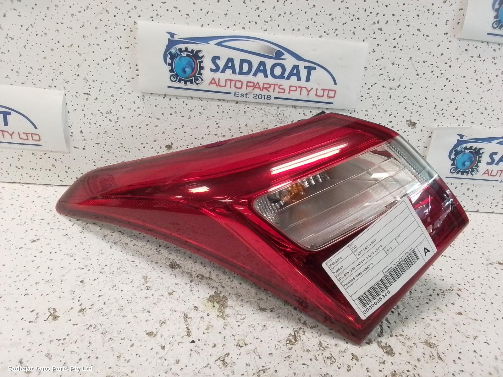 Hyundai I30 Left Taillight