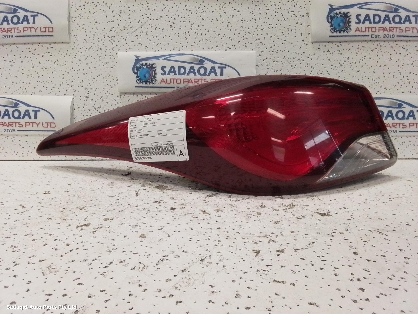 Hyundai Elantra Left Taillight