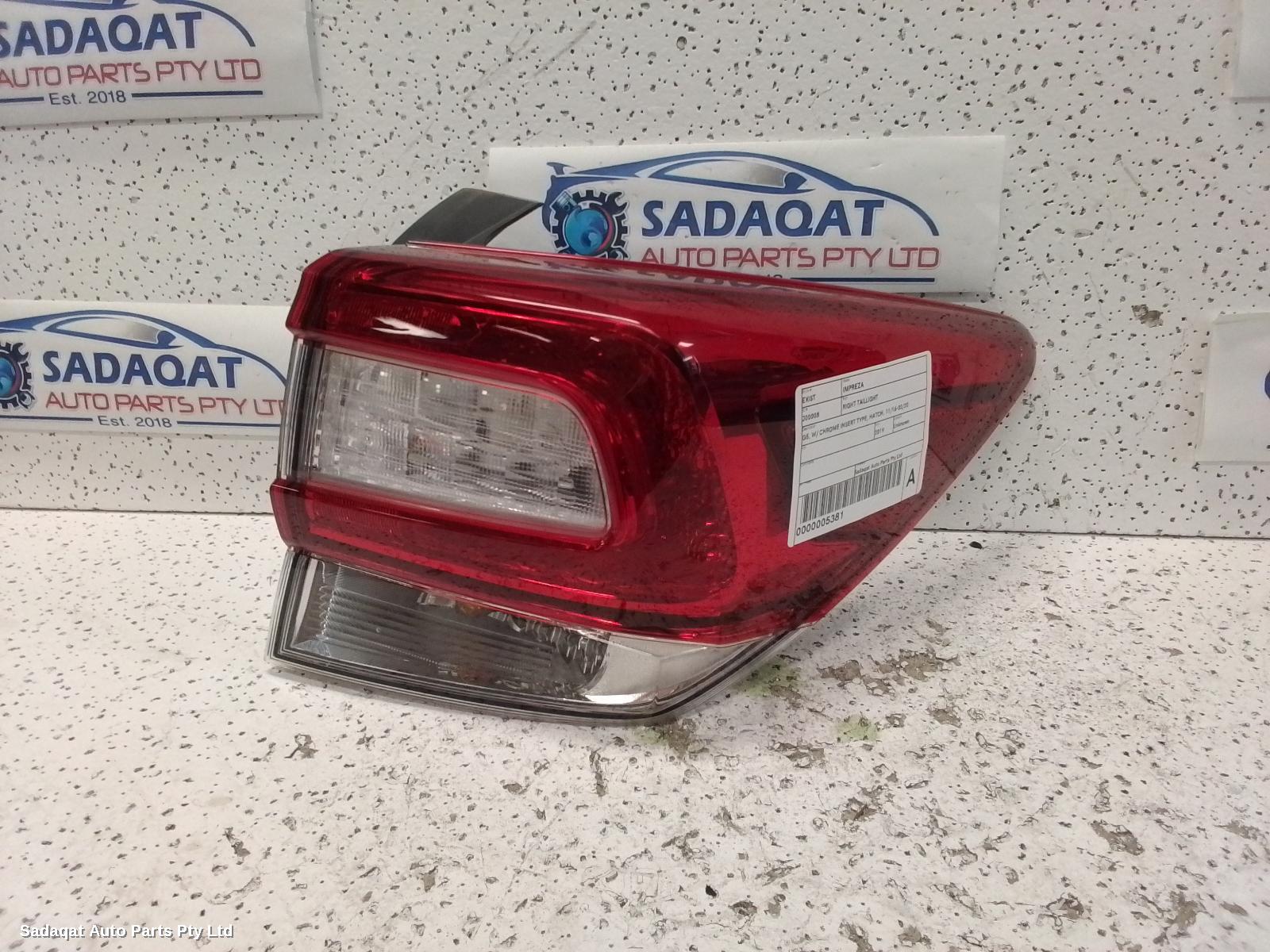 Subaru Impreza Right Taillight