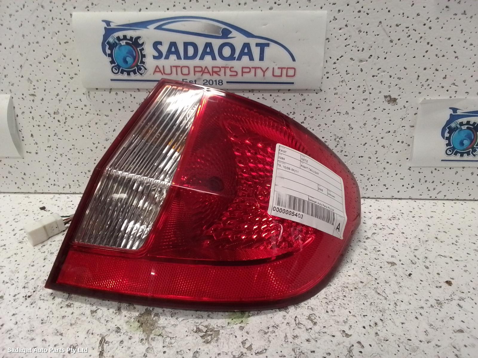 Hyundai Getz Right Taillight