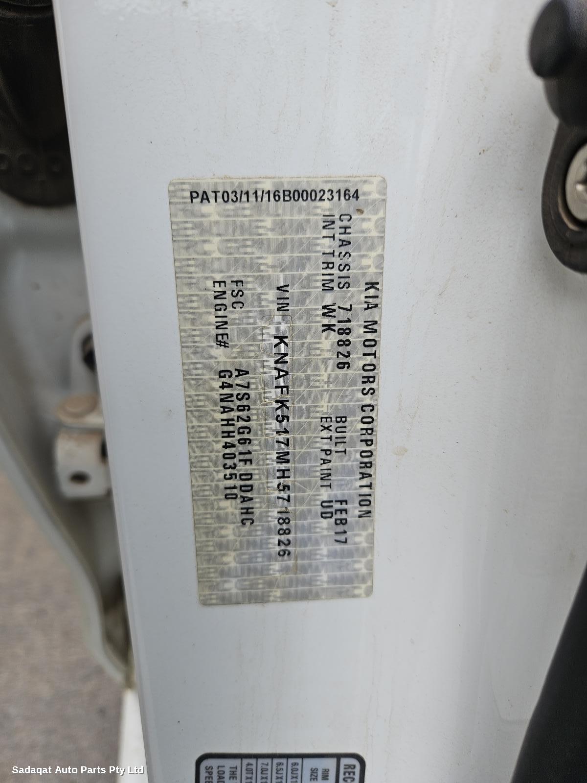 Kia Cerato Right Guard