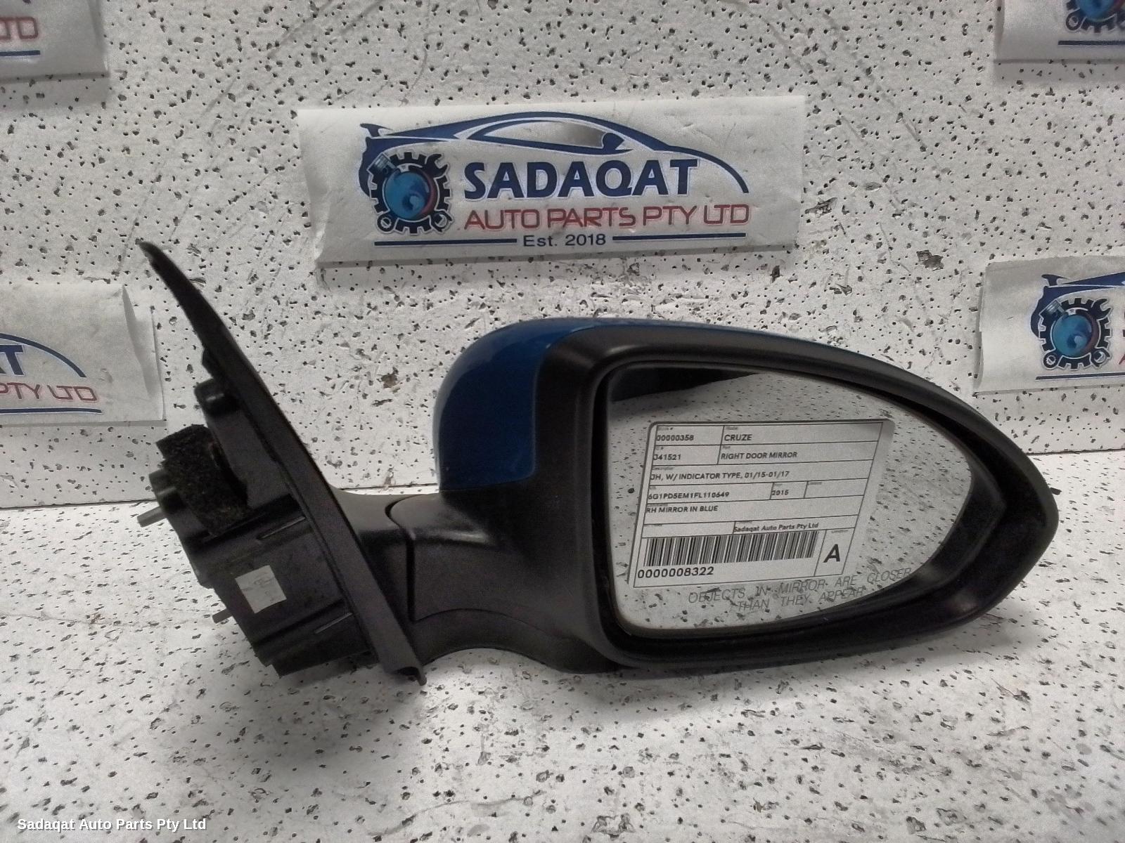 Holden Cruze Right Door Mirror