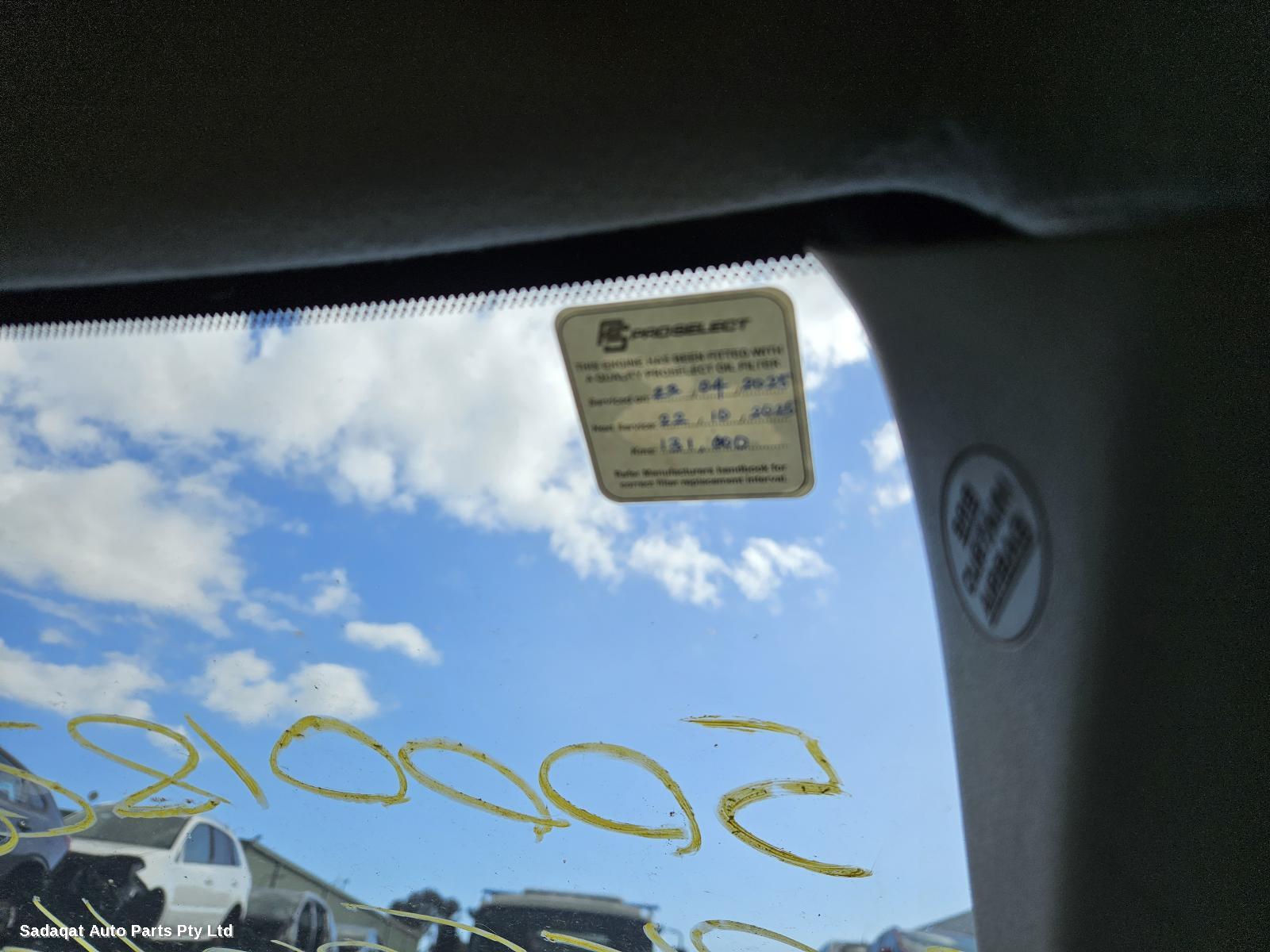 Toyota Corolla Right Rear 1/4 Door Glass