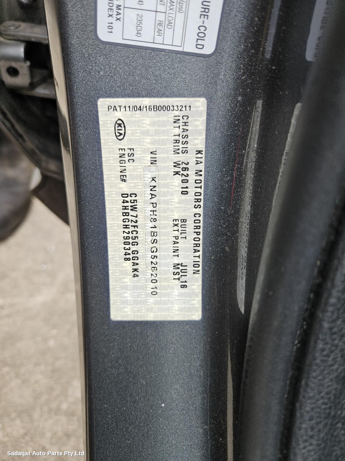 Kia Sorento 3rd Seat