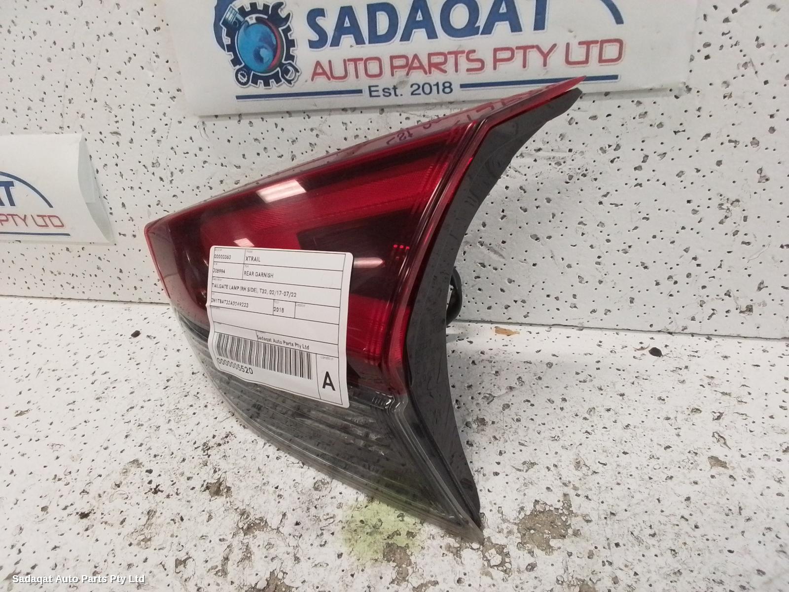 Nissan Xtrail Rear Garnish