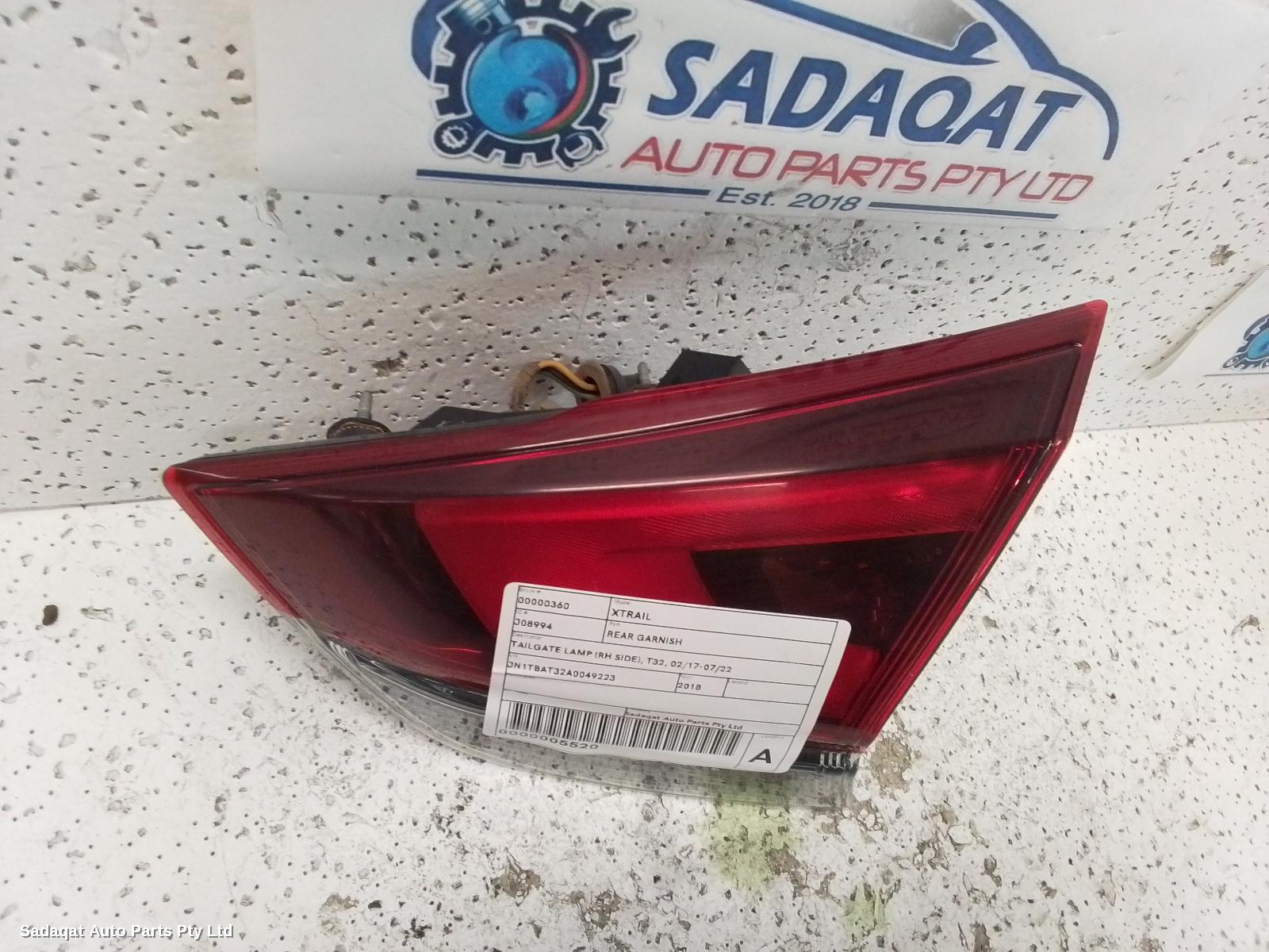 Nissan Xtrail Rear Garnish