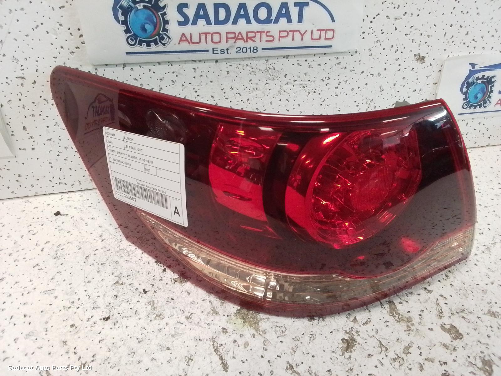 Toyota Aurion Left Taillight