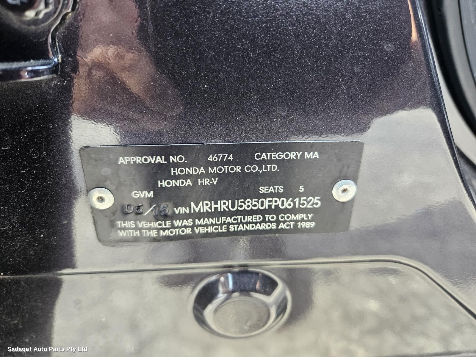 Honda Hrv Front Bumper