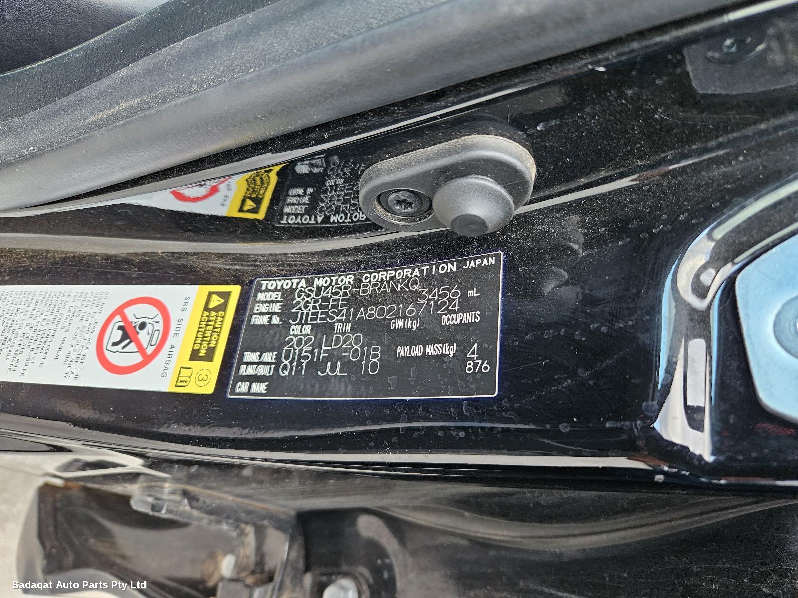 Toyota Kluger Abs Sensor