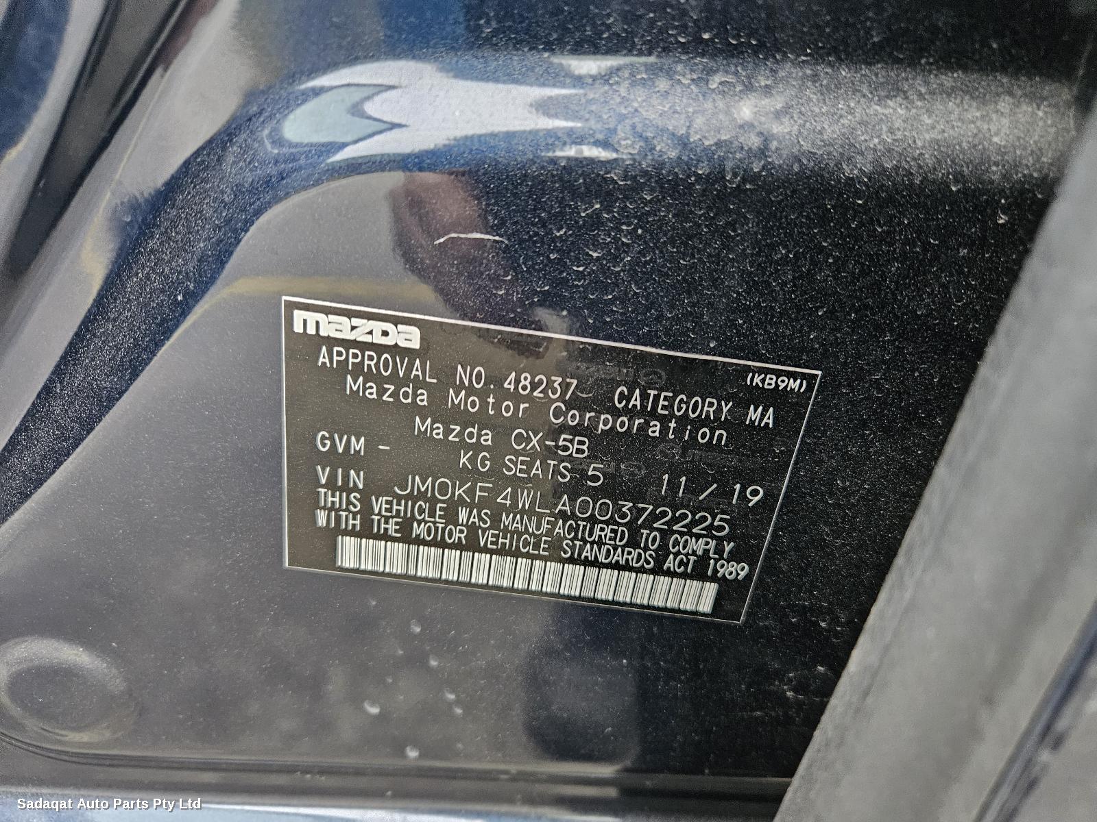 Mazda Cx5 Bonnet Lock/support