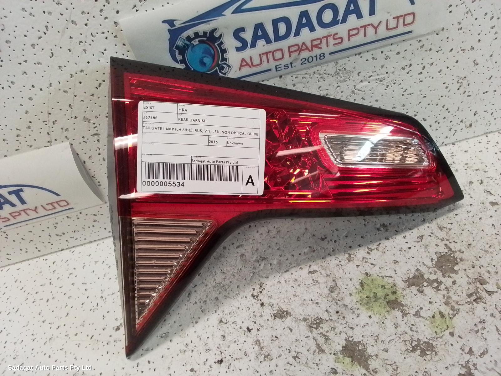 Honda Hrv Rear Garnish