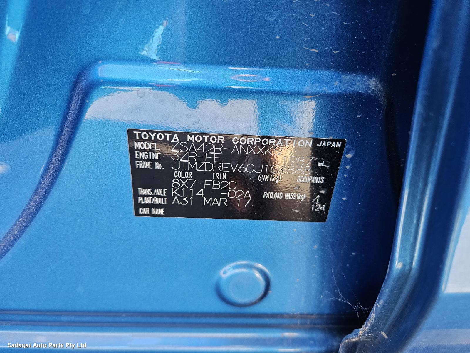 Toyota Rav4 Seatbelt/stalk