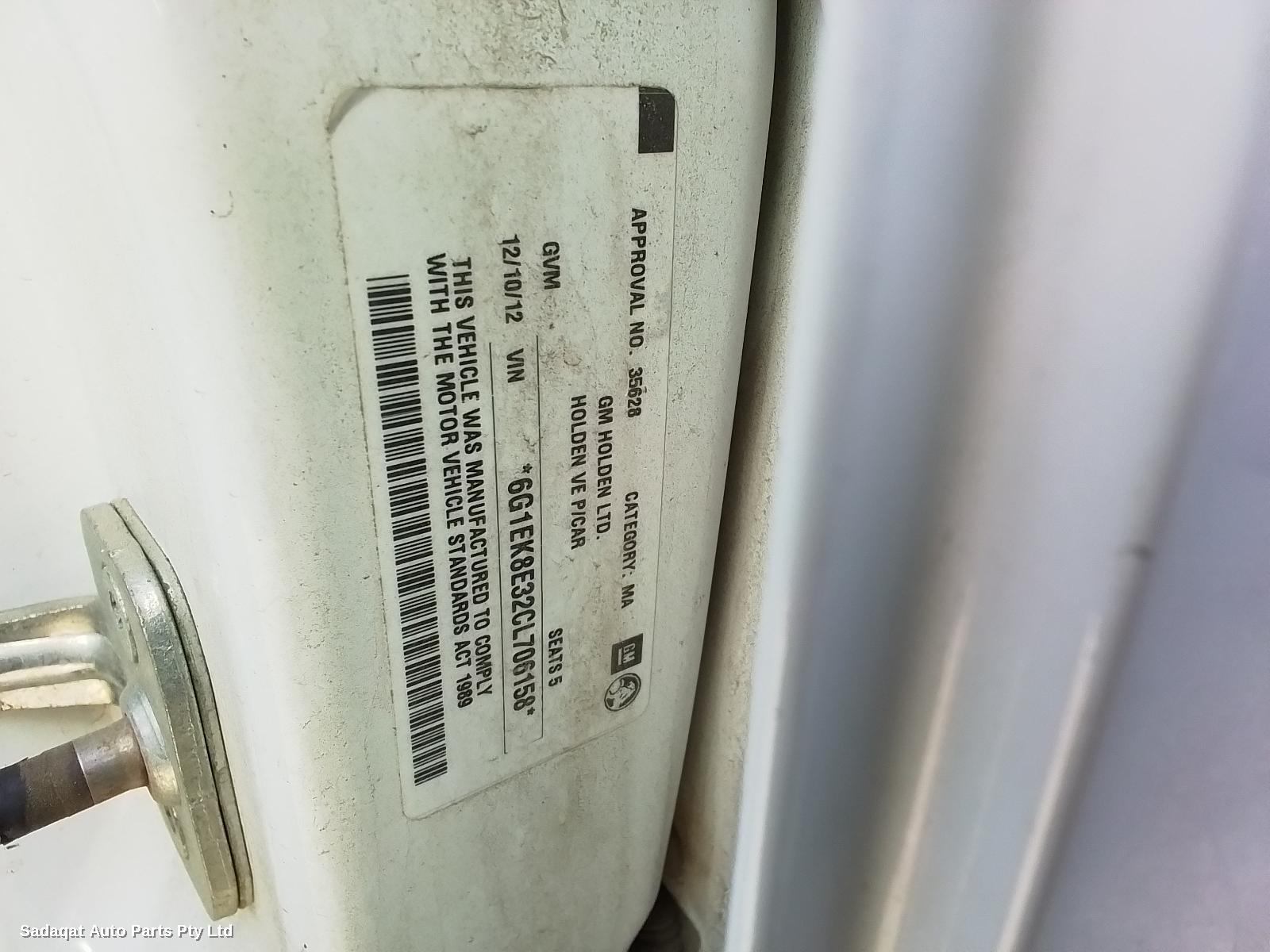 Holden Commodore Rear Garnish