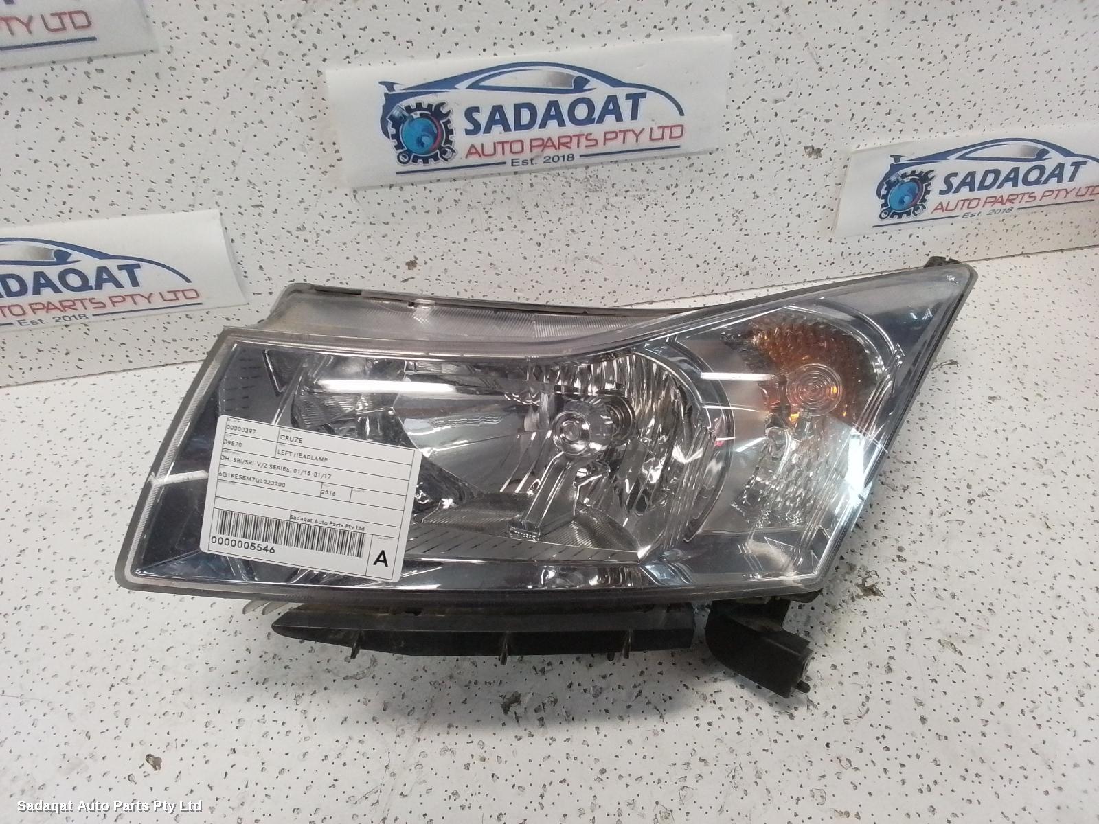 Holden Cruze Left Headlamp