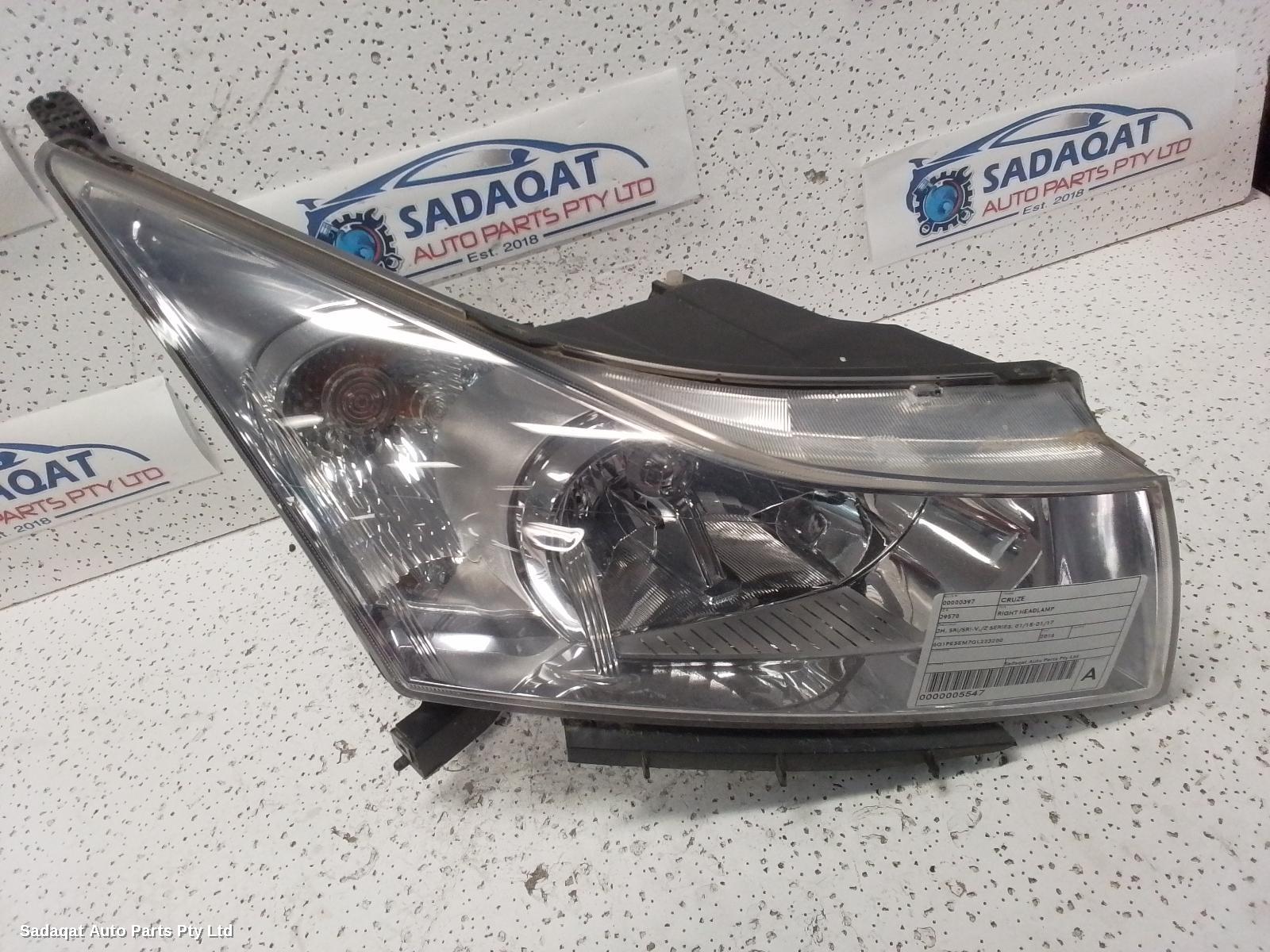 Holden Cruze Right Headlamp