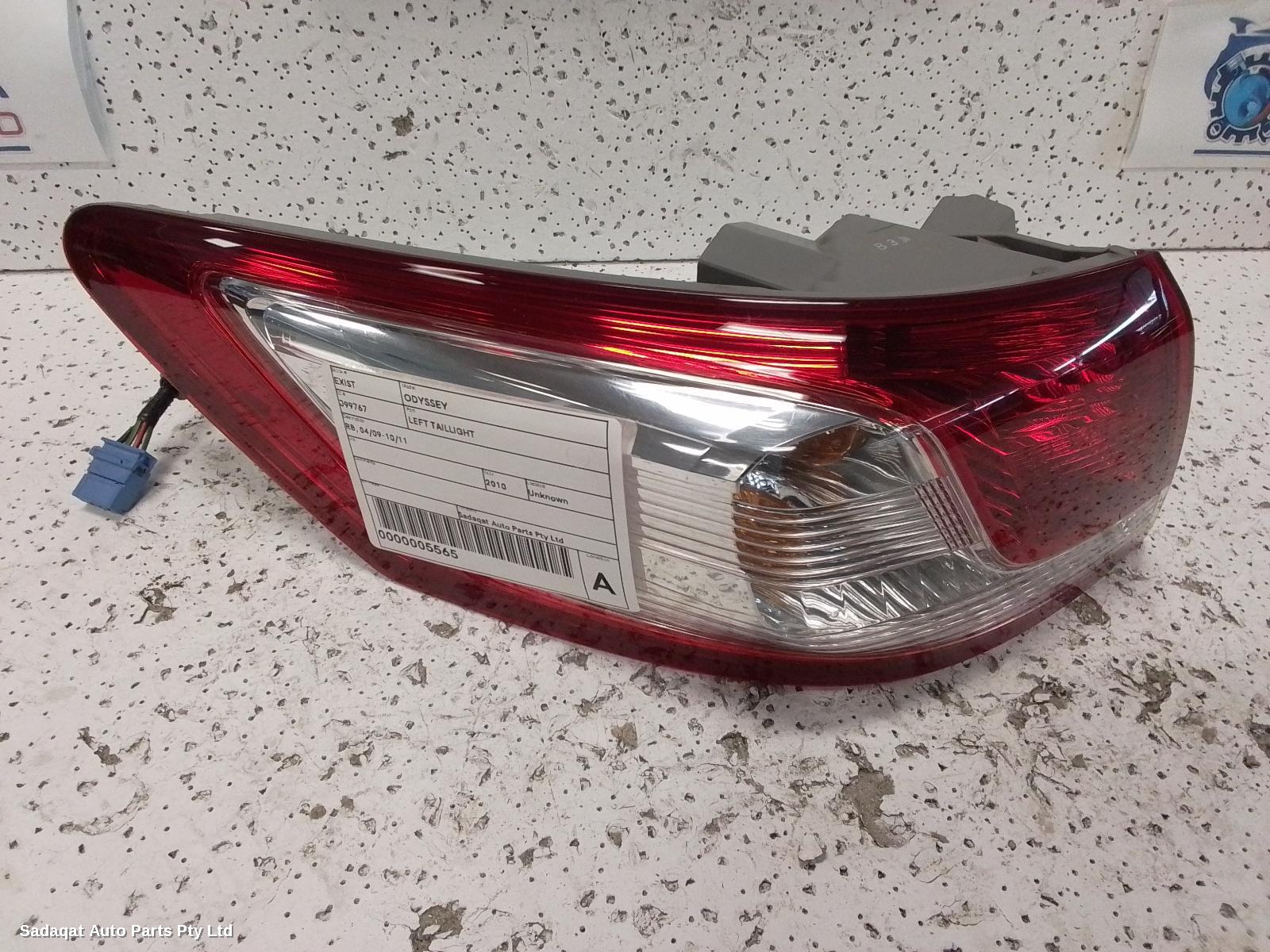Honda Odyssey Left Taillight